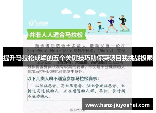 提升马拉松成绩的五个关键技巧助你突破自我挑战极限